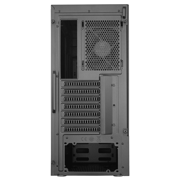 Cooler Master Midi Silencio S600 (Táp nélküli) ablakos fekete ATX ház