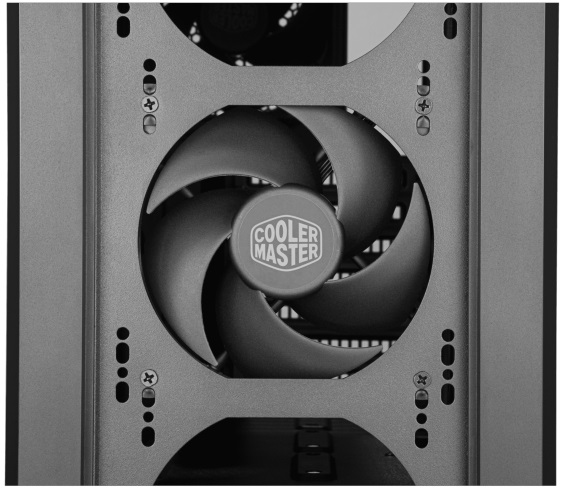 Cooler Master Midi Silencio S600 (Táp nélküli) ablakos fekete ATX ház
