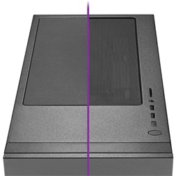 Cooler Master Midi Silencio S600 (Táp nélküli) ablakos fekete ATX ház