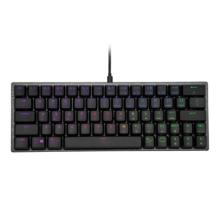 Cooler Master SK620 USB angol (US) gaming Red mechanikus billentyűzet szürke