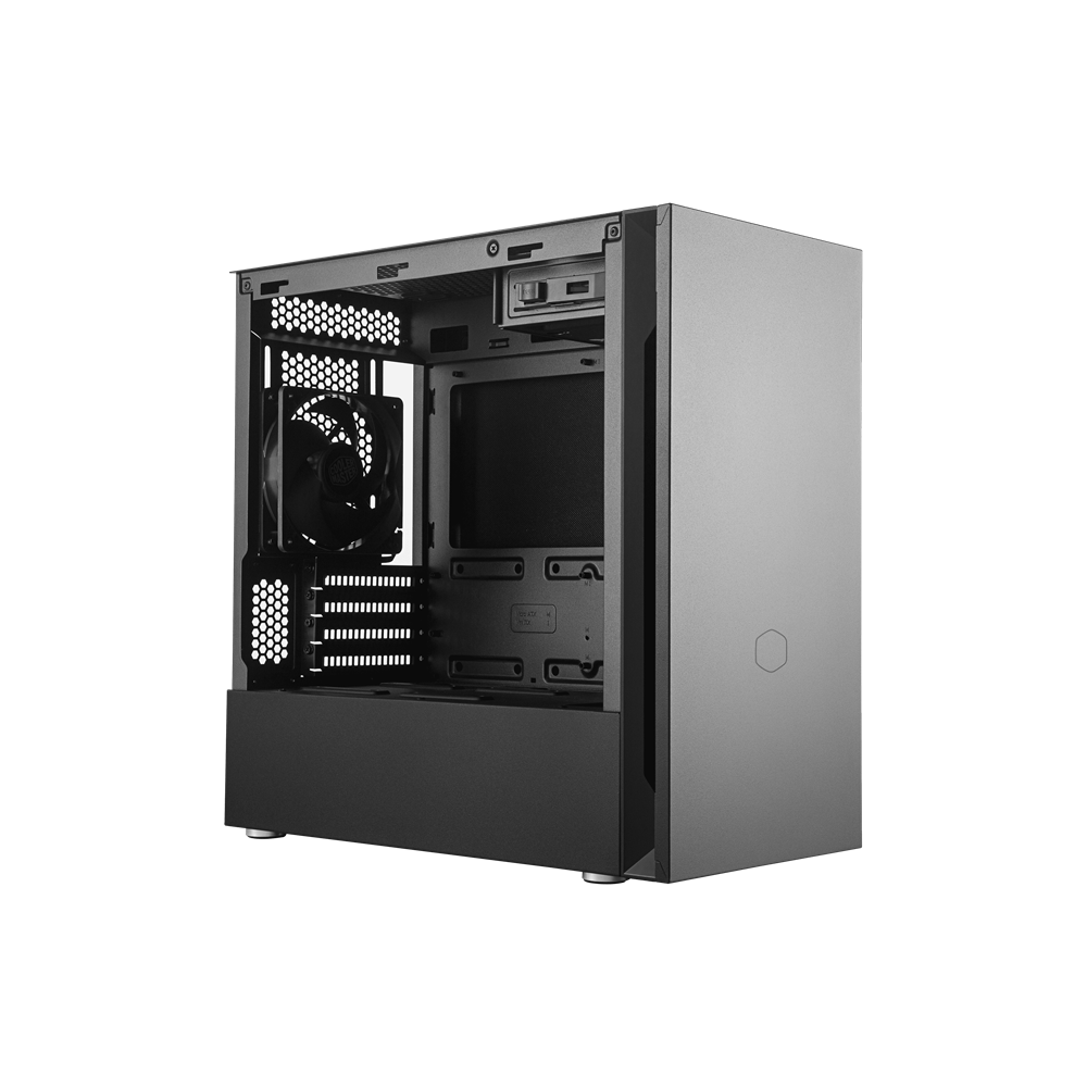 Cooler Master Silencio S400 táp nélküli fekete microATX ház