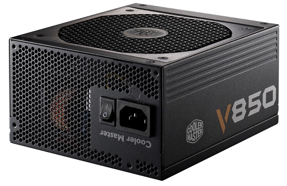 Cooler Master V850 Fully-Modular 850W PFC 12 cm ventilátorral dobozos tápegység