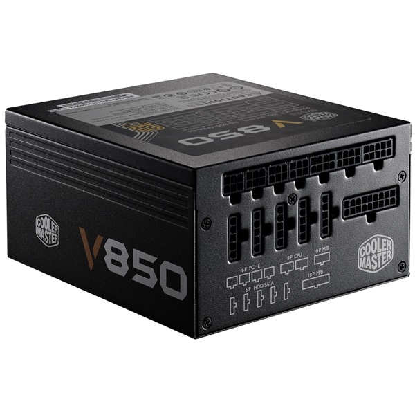 Cooler Master V850 Fully-Modular 850W PFC 12 cm ventilátorral dobozos tápegység