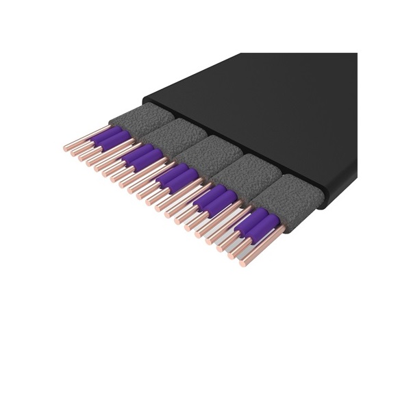 Cooler Master X16 PCIe 4.0 PCIe x16 -> PCIe x16 M/F riser kábel 0.3m fekete-lila 90°