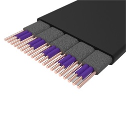 Cooler Master X16 PCIe 4.0 PCIe x16 -> PCIe x16 M/F riser kábel 0.3m fekete-lila 90°