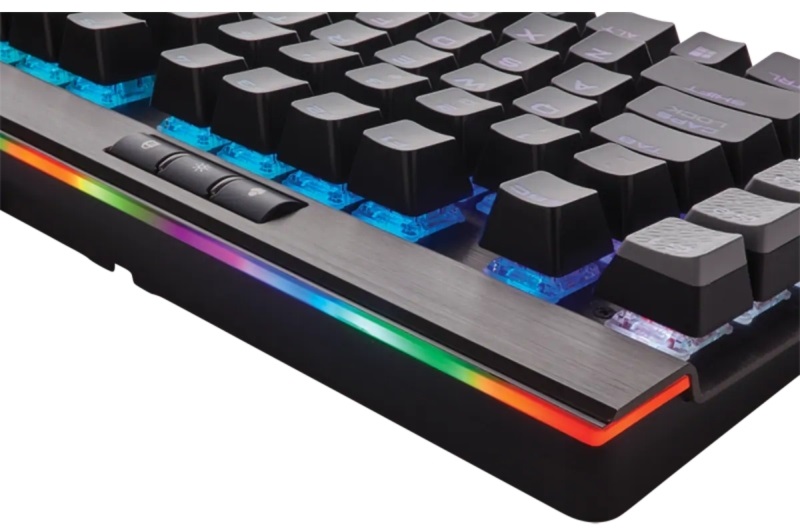 Corsair Gaming K95 RGB Platinum RGB LED Cherry MX Barna Gamer billentyűzet