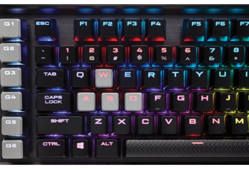 Corsair Gaming K95 RGB Platinum RGB LED Cherry MX Barna Gamer billentyűzet
