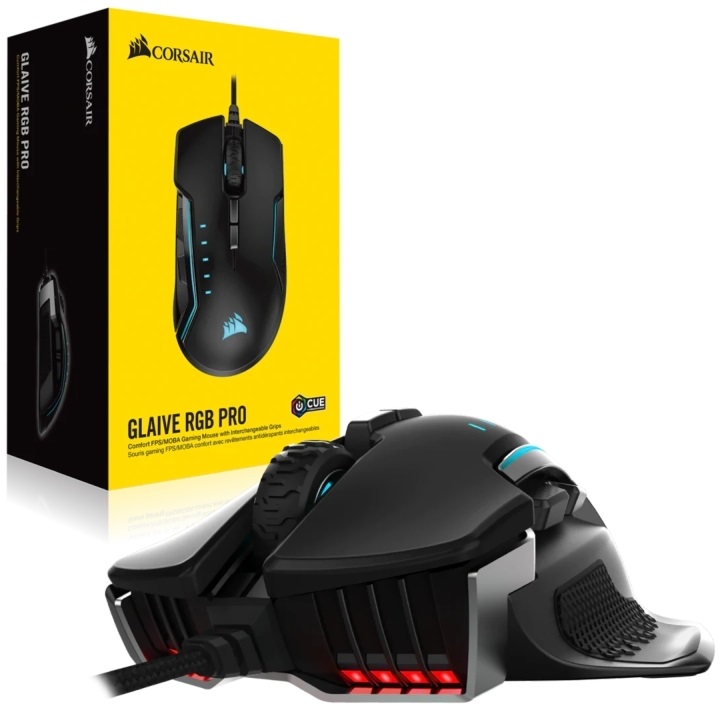 Corsair Glaive PRO RGB Aluminium 18000DPI Gamer egér