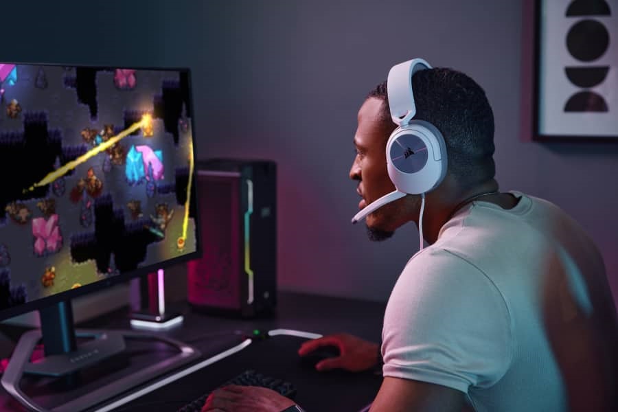 Corsair HS55 Surround fehér gamer headset