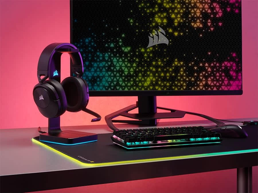 Corsair HS55 vezeték nélküli fekete gamer headset