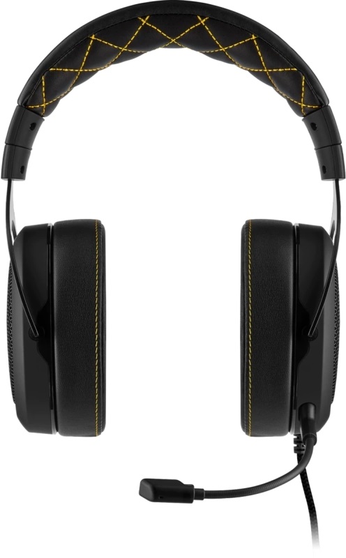 Corsair HS60 PRO Surround sárga gamer headset