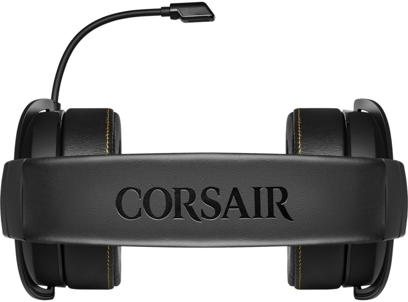 Corsair HS60 PRO Surround sárga gamer headset