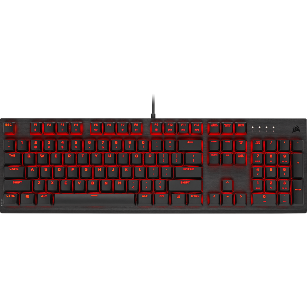 Corsair K60 PRO Cherry MV RED LED US mechanikus gamer billentyűzer