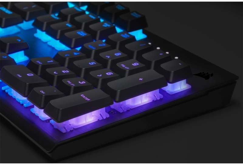 Corsair K60 RGB PRO CHERRY VIOLA Mechanikus Gamer billentyűzet
