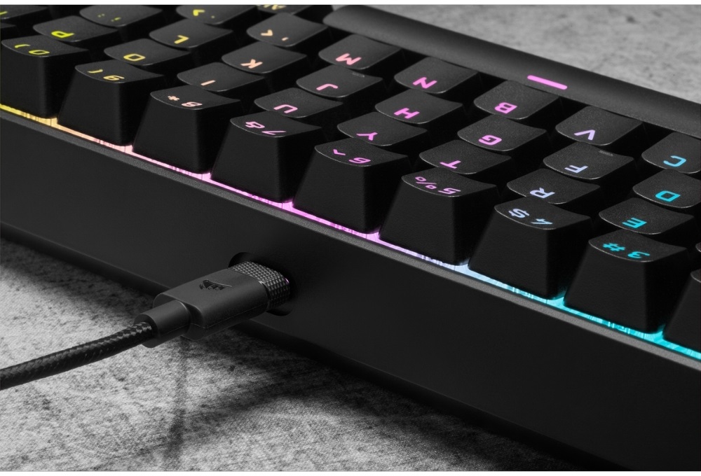Corsair K65 Mini RGB - Cherry MX Red - gamer billentyűzet