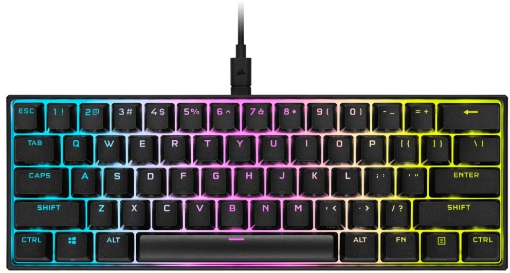 Corsair K65 Mini RGB - Cherry MX Red - gamer billentyűzet