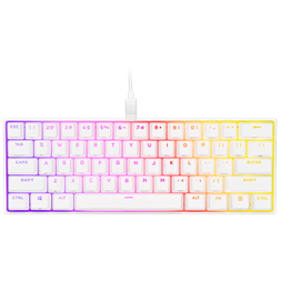 Corsair K65 Mini RGB Cherry MX Red US fehér mechanikus gamer billentyűzet