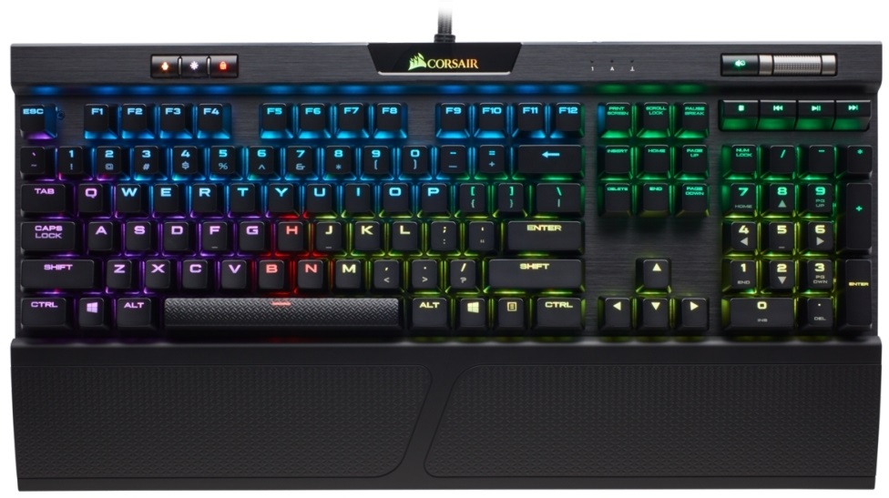 Corsair K70 RGB MK.2 RapidFire - Cherry MX Speed - gamer billentyűzet