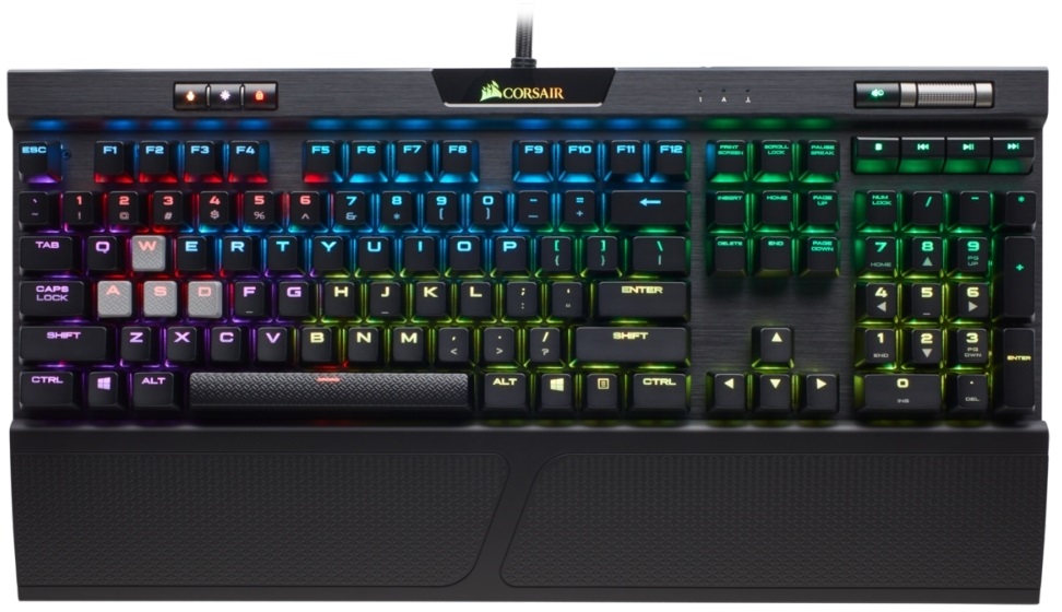 Corsair K70 RGB MK.2 RapidFire - Cherry MX Speed - gamer billentyűzet
