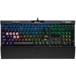 Corsair K70 RGB MK.2 Fekete RGB LED - Cherry MX Red Switch Gamer billentyűzet