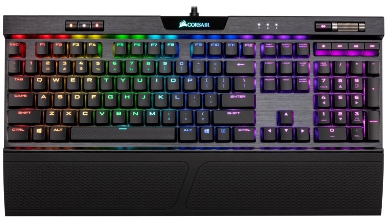 Corsair K70 RGB MK.2 LOW PROFILE RAPIDFIRE Gamer billentyűzet