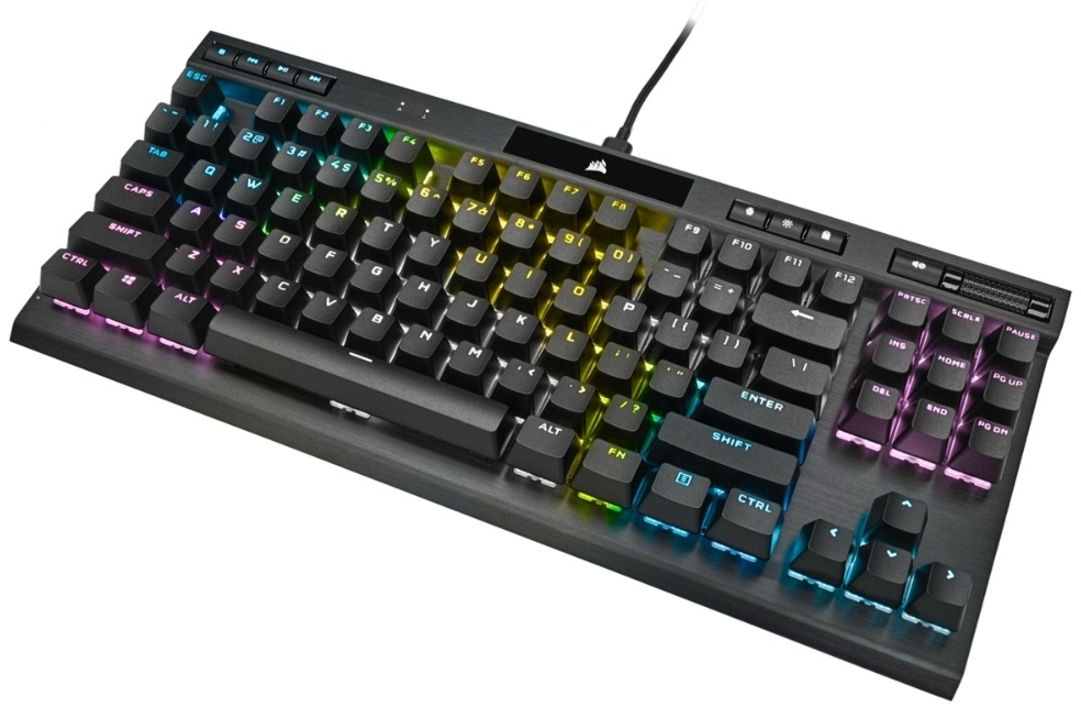 Corsair K70 TKL RGB - Cherry MX Red - gamer billentyűzet