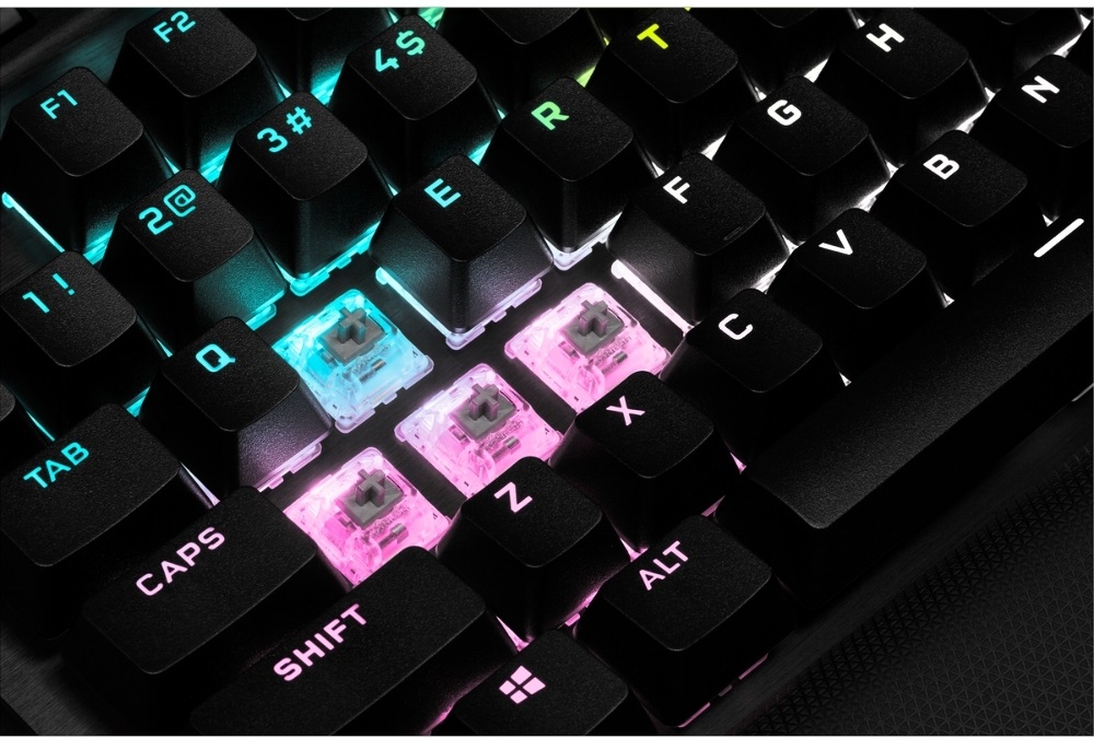 Corsair K70 TKL RGB - Cherry MX Red - gamer billentyűzet