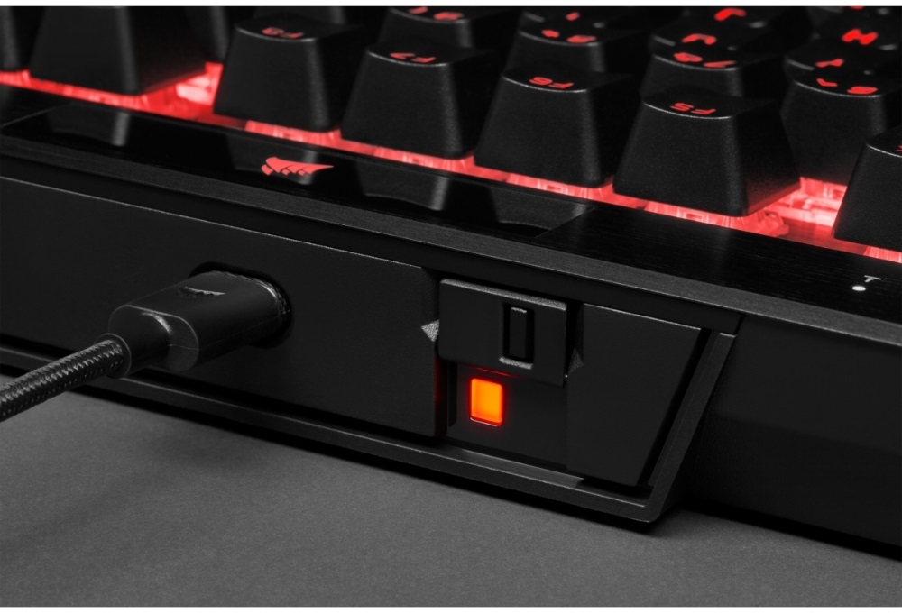 Corsair K70 TKL RGB - Cherry MX Red - gamer billentyűzet
