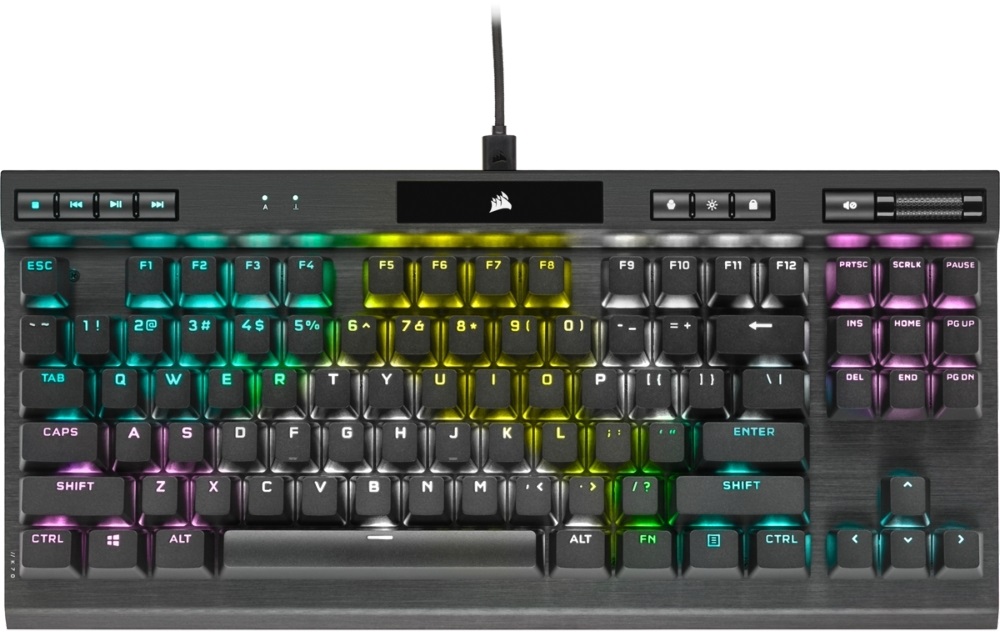 Corsair K70 TKL RGB - Cherry MX Red - gamer billentyűzet