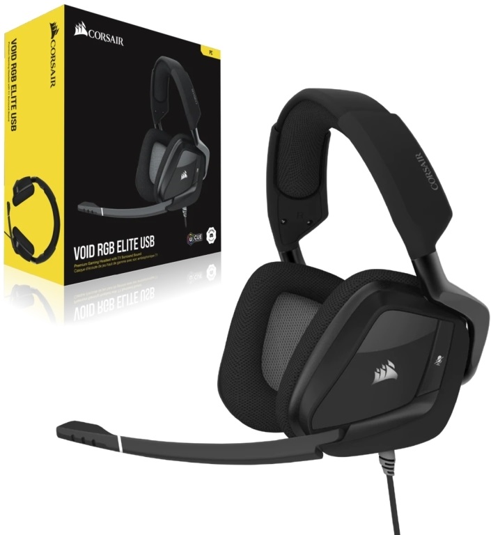 Corsair Void ELITE RGB Carbon gamer headset
