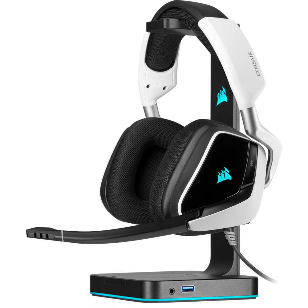 Corsair Void ELITE RGB fehér vezetékes gamer headset
