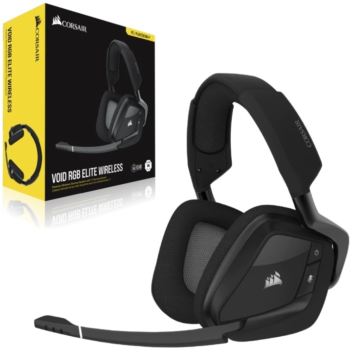 Corsair Void ELITE vezeték nélküli Carbon gamer headset