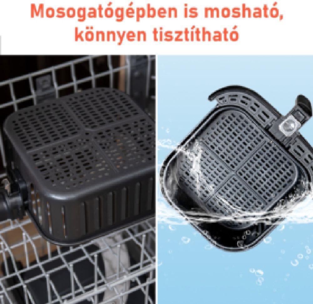 Cosori CP158-AF-RXB Premium fekete 5,5 L forrólevegős sütő