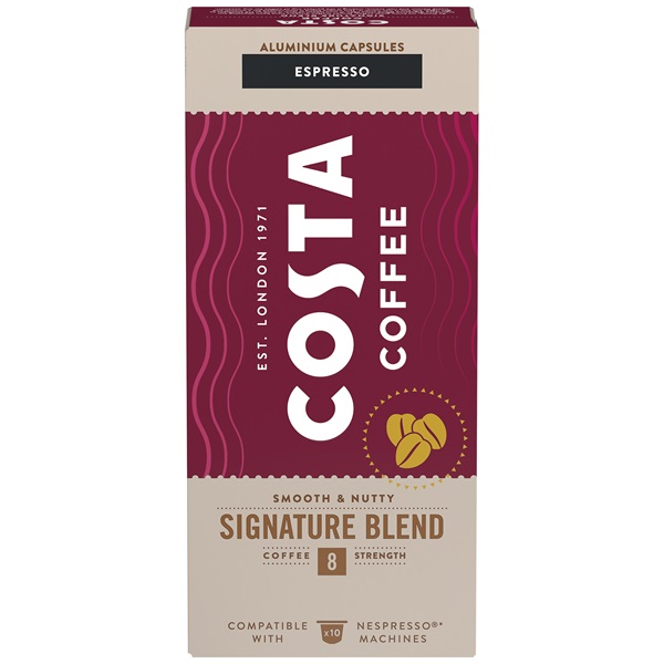 Costa Coffee Signature Blend Espresso Nespresso kompatibilis 10 db kávékapszula
