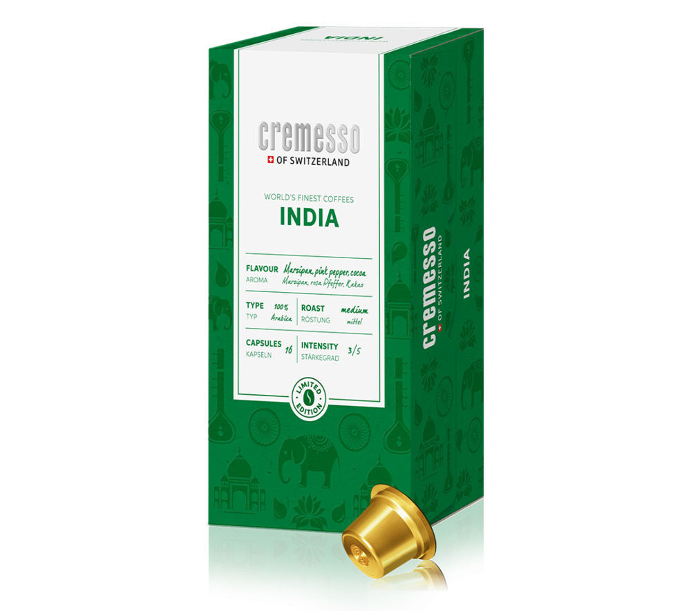 Cremesso Worlds Finest Coffee India 16 db kávékapszula