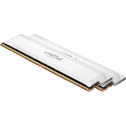 Crucial 32GB 6400MHz DDR-5 Pro (Kit! 2db 16GB) (CP2K16G64C38U5W) fehér memória