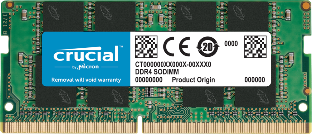 Crucial 4GB/2666MHz DDR-4 (CT4G4SFS8266) notebook memória