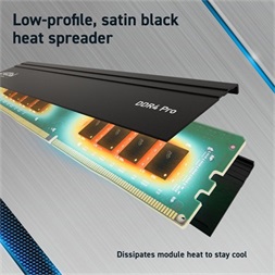 Crucial Pro 32GB 3200MT/s DDR4 memória CL22 Kit of 2 fekete
