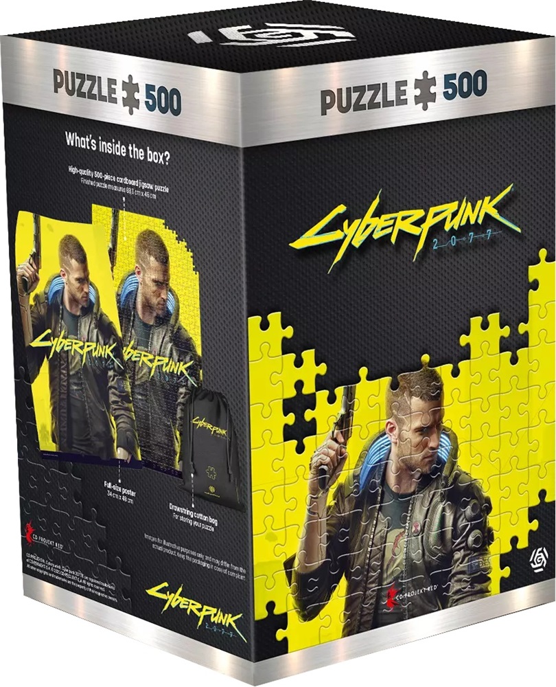 Cyberpunk 2077: Keyart Male V 500 darabos puzzle