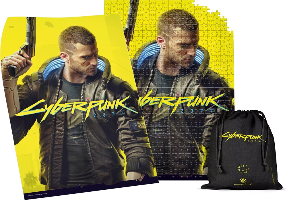 Cyberpunk 2077: Keyart Male V 500 darabos puzzle