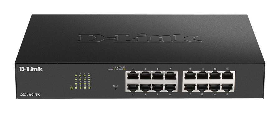 D-Link DGS-1100-16V2/E 16port GbE LAN Smart switch