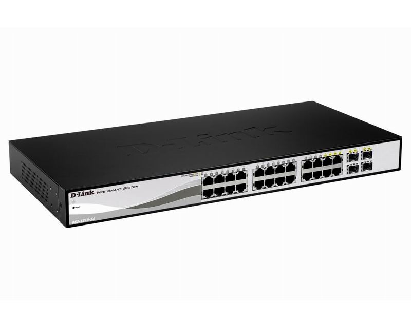 D-Link DGS-1210-24/E 24port GbE LAN 4x GbE RJ45/SFP Combo port Smart switch
