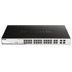 D-Link DGS-1210-24P/E 24port GbE LAN 4x GbE RJ45/SFP Combo port PoE Smart switch
