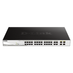 D-Link DGS-1210-28MP/E 24port GbE LAN 4x GbE RJ45/SFP Combo port PoE Smart switch