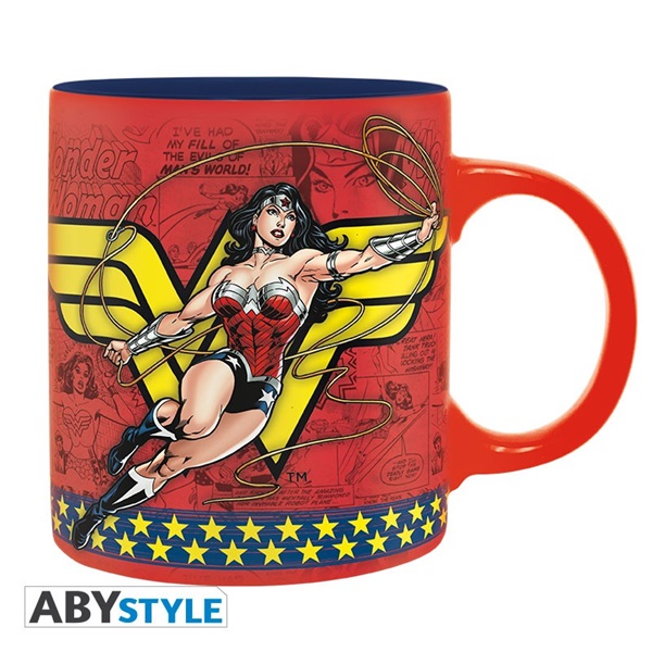 DC Comics "Wonder Woman Action" 320ml bögre