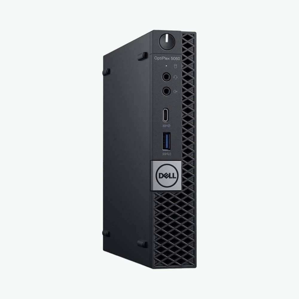 DELL OptiPlex 5060 Micro/i5-8500T/16GB/512GB/Win Pro COA/fekete asztali számítógép (Használt A+)