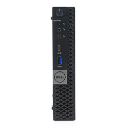 DELL OptiPlex 5060 Micro/i5-8th/8GB/256GB/Win Pro COA/fekete asztali számítógép (Használt A+)