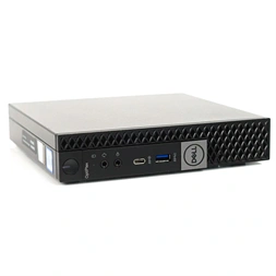 DELL OptiPlex 5060 Micro/i5-8th/8GB/256GB/Win Pro COA/fekete asztali számítógép (Használt A+)