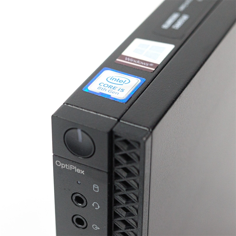 DELL OptiPlex 5060 Micro/i5-8th/8GB/256GB/Win Pro COA/fekete asztali számítógép (Használt A+)