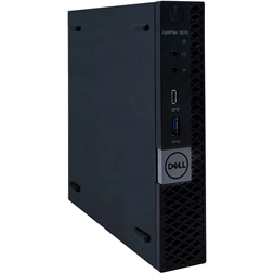 DELL OptiPlex 5070 Micro/i5-9th/16GB/512GB/Win Pro COA/fekete asztali számítógép (Használt A+)
